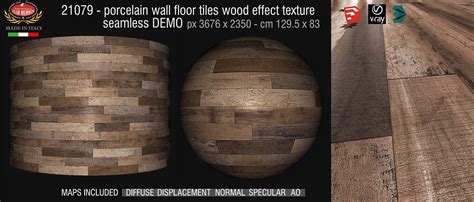 Porcelain Wall Floor Tiles Wood Effect Texture Seamless