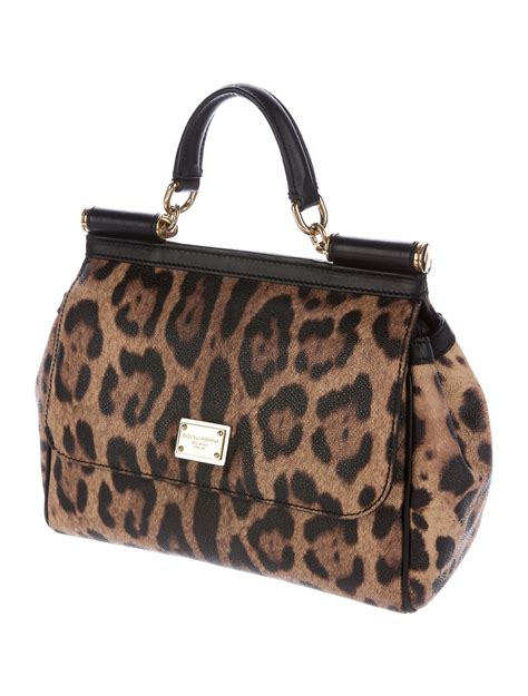 Dolce Gabbana Leopard Miss Sicily Bag Handbags Dag The