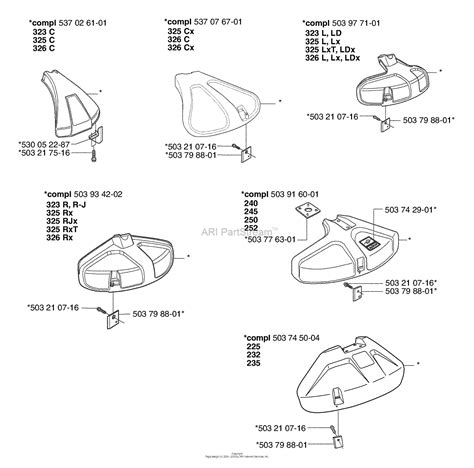 Husqvarna Trimmer Heads 2003 05 Parts Diagram For Guard B