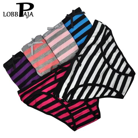 Lobbpaja Brand Wholesale Lot 12pcs Woman Underwear Cotton Spandex