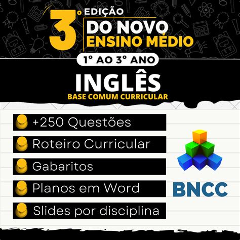 Eletivas De Ingl S Novo Ensino M Dio Bncc Professores Mestres