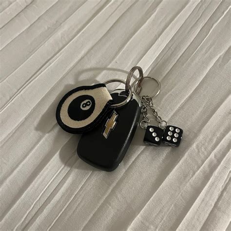 Keychain Handmade Playing Dice Key Ring Etsy