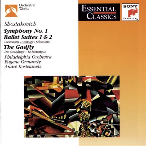 ‎shostakovich Symphony No1 Other Short Works By André Kostelanetz