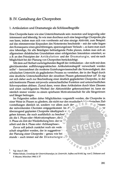 Handbuch Der Chorleitung Von Hans G Nther Bastian Et Al Im Stretta