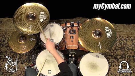 Paiste 18 Rude Crashride Cymbal 1128518 1021015p Youtube