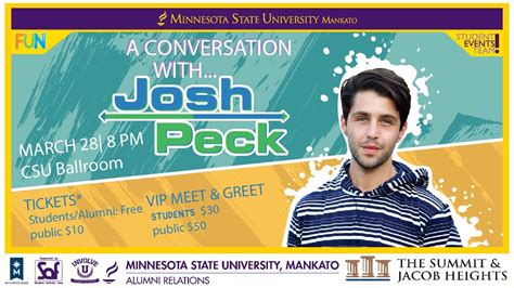 Josh Peck on Campus March 28