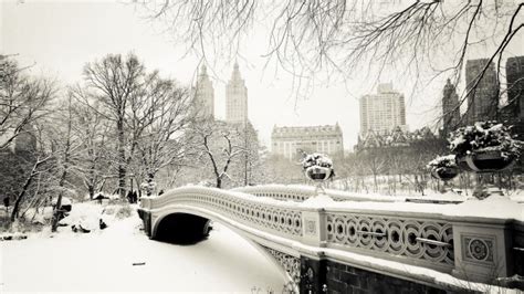 World Winter Snow New York City New York Usa Central - New York Winter Wallpaper 4k - 1920x1080 ...