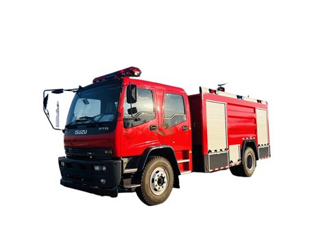 Isuzu Liters Water And Foam Combined Fire Truck Cbm Fire Rescue