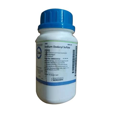 G Sodium Dodecyl Sulfate Packaging Type Bottle Tablet At Best