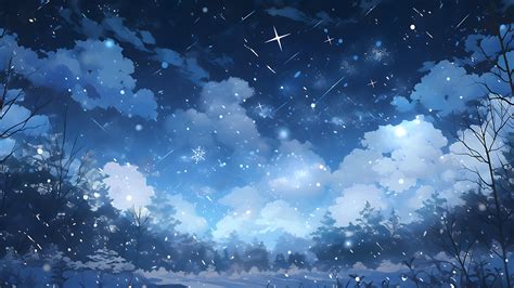 Night Winter Desktop Wallpapers - Wallpaper Cave