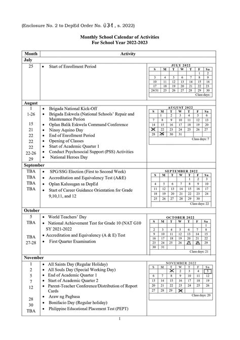 ABS-CBN News on Twitter: "LOOK: DepEd releases calendar for SY 2022 ...