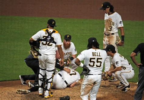 Pirates Rhp Nick Burdi Collapses In Pain After Apparent Arm Injury