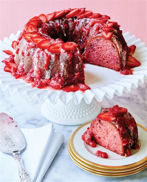 Grandma Claras Fresh Strawberry Pound Cake Our State