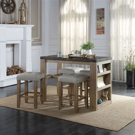 Acme Furniture Charnell Dining Room Set Dn On Sale