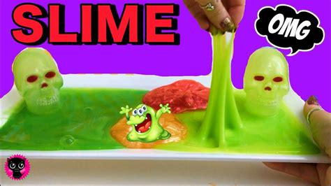 Green Screen Slime Testing Skull Slime And Fruit Slime Kimyokitten