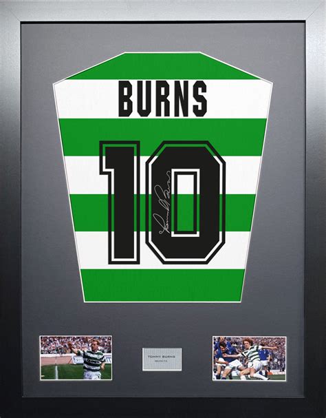 Tommy Burns Celtic Signed Shirt Frame