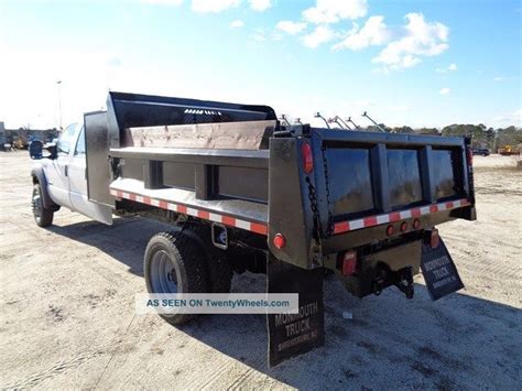 2007 Ford F550 4x4 Crew Cab Dump Truck