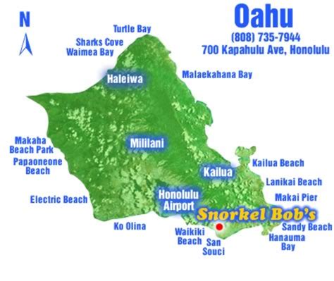 Oahu Snorkel Sites Snorkel Bob S