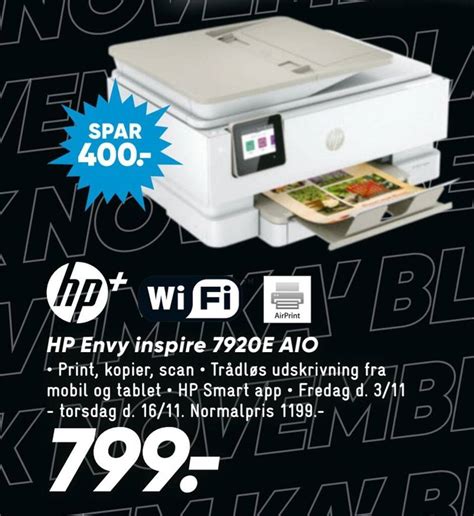 Hp Envy Inspire E Aio Tilbud Hos Bilka