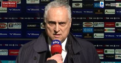 Lazio Milan Furia Lotito Chi Dovrebbe Garantire La Sportivit Non Lo