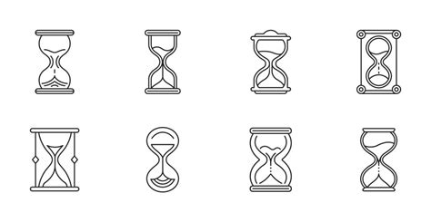 Hourglass Line Art Vector Images Over 4900