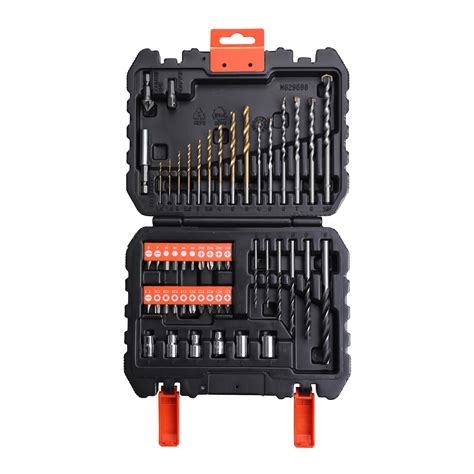 BLACK DECKER A7188 XJ Coffret de Perçage et Vissage 50 pièces Forets