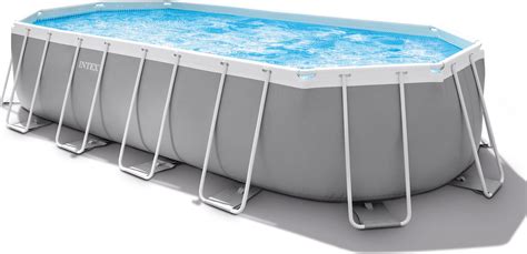 Intex Piscine Prism Frame Ovale 503 X 274 X 122 Cm Pools Shop France