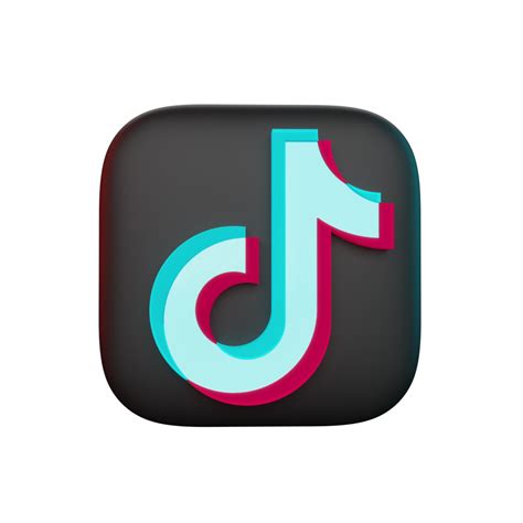 Tik Tok Icon 3d Render 9826616 Png