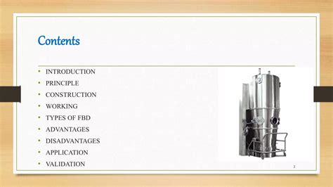 FBD FLUIDIZED BED DRYER PPT