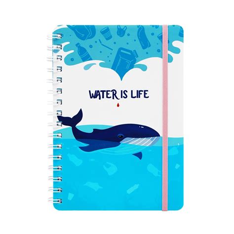 Buy 4 Color Printing Ocean Cute Recycle Paper Notebook Pocket Eco