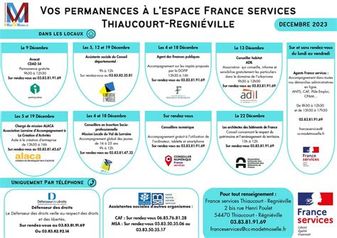 Planning Des Permanences France Services