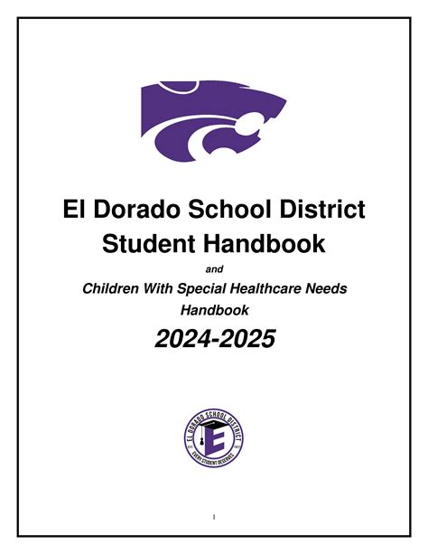 District Student Handbook El Dorado School District