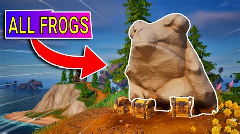 ALL Frog Statues In Fortnite Chapter 4 Season 2 YouTube