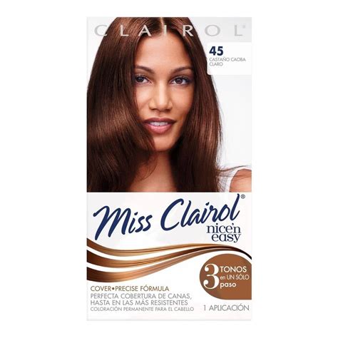 Tinte Para Cabello Miss Clairol Casta O Caoba Claro Walmart