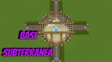 Como Hacer Una Base Subterranea Facil Minecraft L Angel Youtube