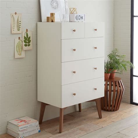 solid wood tall white dresser - Tomasa Mclean