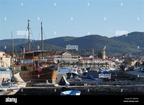 Vela Luka Korcula Island Croatia Stock Photo Alamy