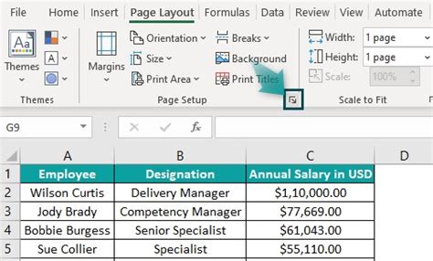 Page Setup In Excel - Where is it, Shortcut, How to Page Setup?