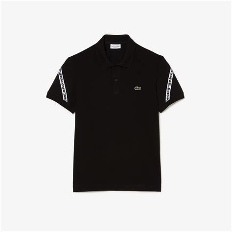 Mens Lacoste Regular Fit Stretch Mini Piqué Polo Shirt