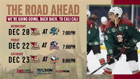 Tucson Roadrunners Road Ahead Were Going Going Back Back To Cali