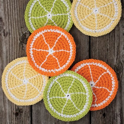 14 Free Crochet Patterns For Crocheted Coasters The Birch Cottage