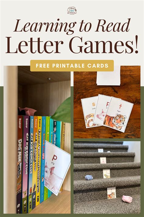 Letter Games with Free Printable Cards - How Wee Learn