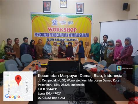 Workshop Penguatan Pembelajaran Kewirausahaan Smk Hasanah Pekanbaru