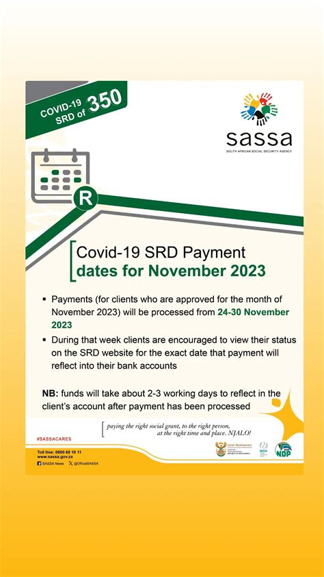 SRD R350 Payment Dates For November 2023 Find Here South Africa