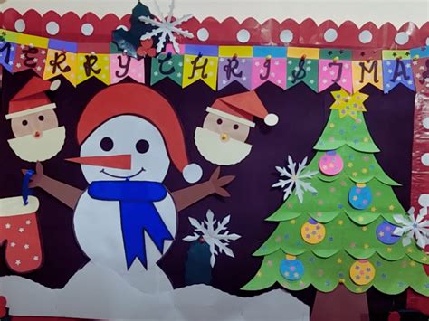 Easy And Creative Christmas Bulletin Board Decoration Idea [video] Lifestyle Videos News9live