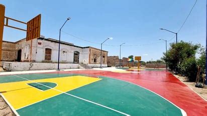 Rehabilitan Cancha En Ejido San Antonio De Gurza En San Pedro El