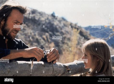 THE OUTLAW JOSEY WALES, Clint Eastwood, Sondra Locke, 1976 Stock Photo ...