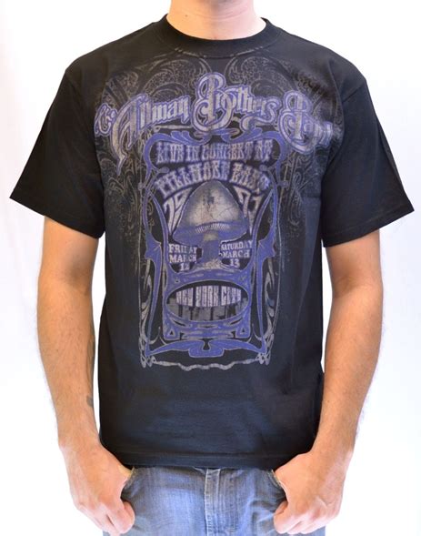 Fillmore East Allman Brothers Rock T Shirts