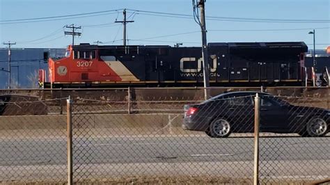 TRAINS With Elton McFall CN Freight With Transformer Load At Heron Road