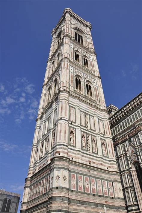 Giotto S Bell Tower From Piazza Del Duomo Square Of Florence City